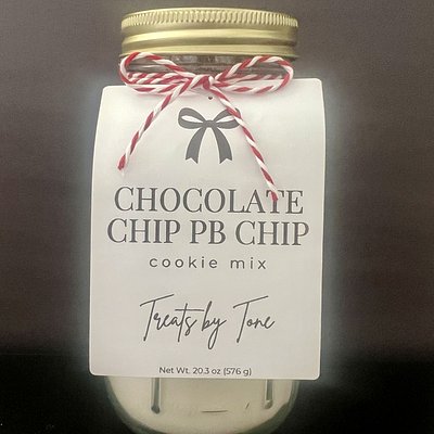 Chocolate Chip PB Chip Cookie Mix (Mason Jar)