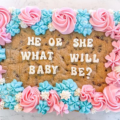 Single Layer Cookie Cake 