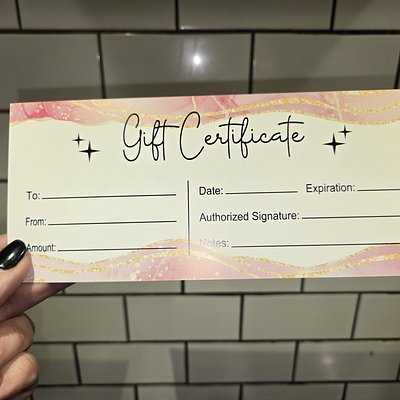 Gift Certificate