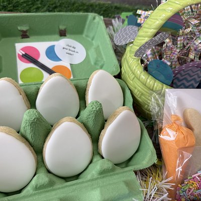 (6ct) Paint Your Own Easter Egg Cookie Kit