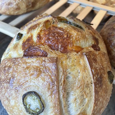 Jalapeño Cheddar Sourdough Loaf