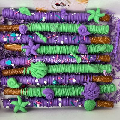 Chocolate Covered Pretzel Rods