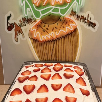 Strawberry Shortcake Poke Cake