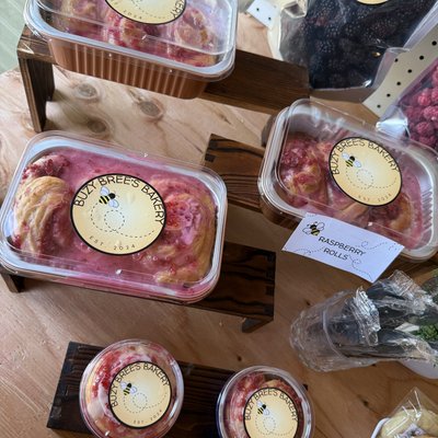 Raspberry Jam Rolls