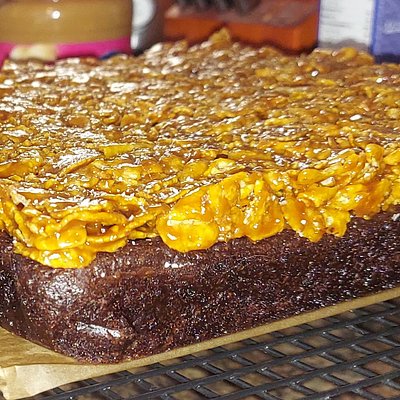 Cornflake Caramel Sourdough Brownies - 1/2 Dozen
