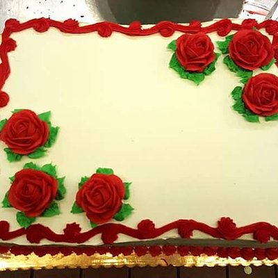 1/2 Sheet Cake