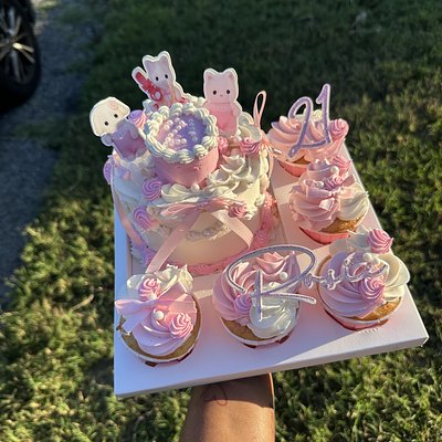 5 Cupcake Bento Box