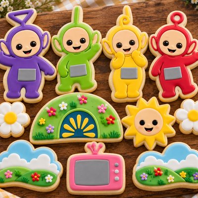 Teletubbies Birthday Party Cookies? 