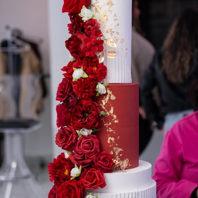 Large 3 Tier ROUND Celebration Cake 6” 8” 10” Serves 65/75+