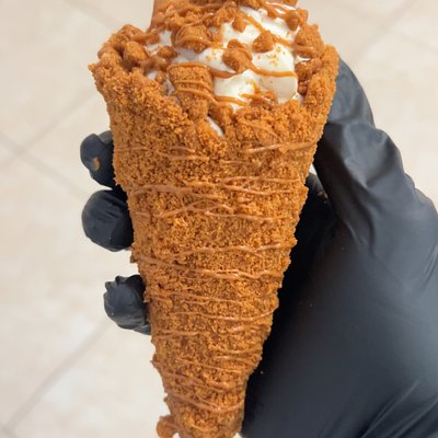 Biscoff Cheesecake Cone