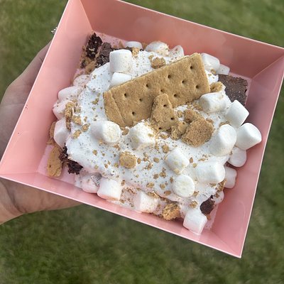Giant Smores Brownies 