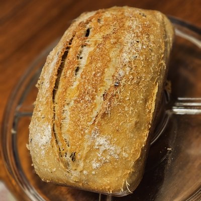 Rosemary, Cracked Pepper And Parmesan Sourdough Bread 