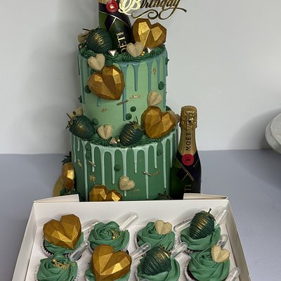 Tiered Deluxe Custom Cake 