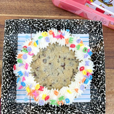 Back To School Mini Cookie Cake 