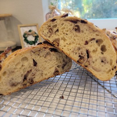 Cranberry Orange Walnut Sourdough Loaf (Seasonal Special)