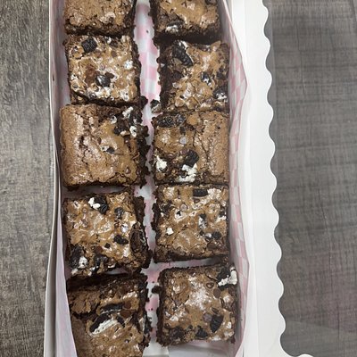 GF Oreo Brownies 