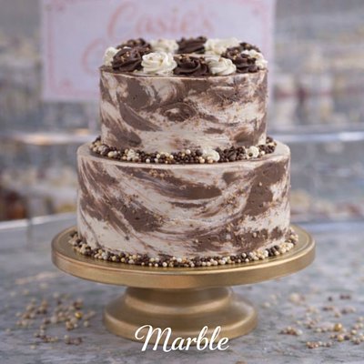Marble Cake - 2 Tier 