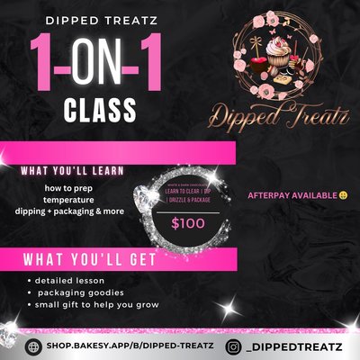 1on1 class $100