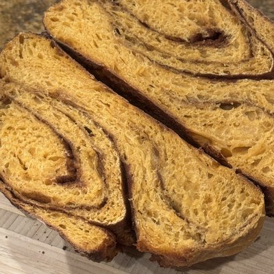 Pumpkin Cinnamon Swirl Loaf