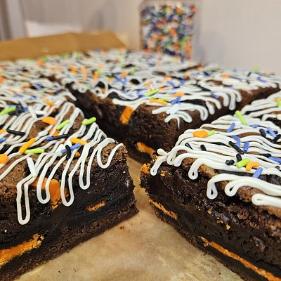 Easter Oreo Brownies 