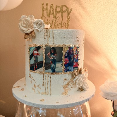 The Golden Memories Cake