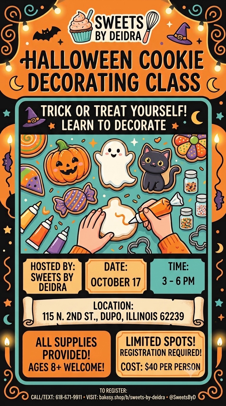 Halloween cookies Class