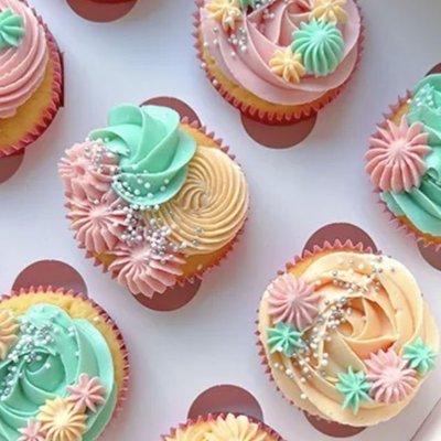 One Dozen Cupcakes