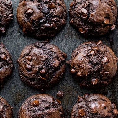  Double Chocolate Chip Muffins/half Dozen