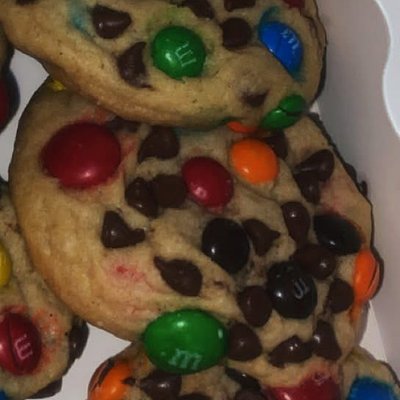 M&M Overload Cookies