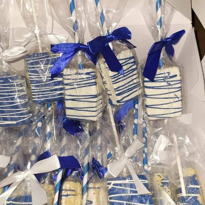 Chocolate Covered Rice Treats 
