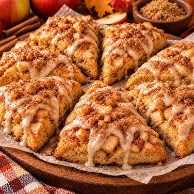 Apple Cinnamon Sourdough Scone