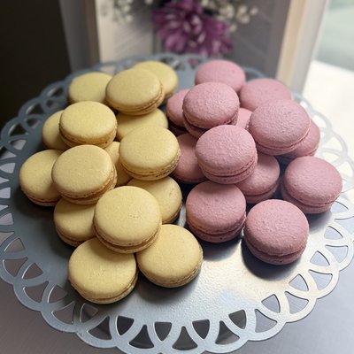 One Dozen custom macarons