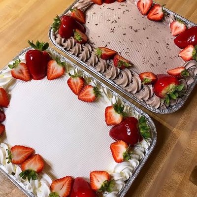 Tres Leches sheet cake 