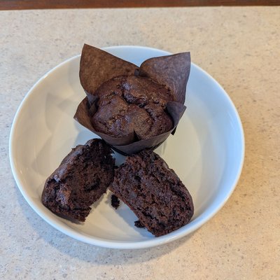 Double Chocolate Banana Muffins ( Gluten-friendly, Dairy-free) 4 Pack