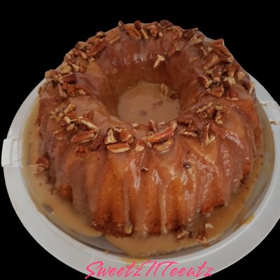 Carmel Pecan Pound Cake