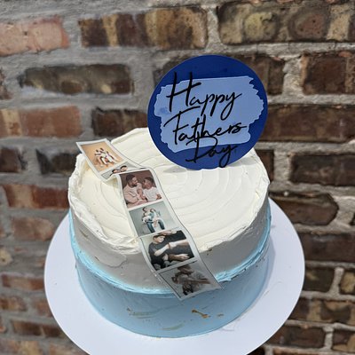 Custom Photo Strip Cake 👔
