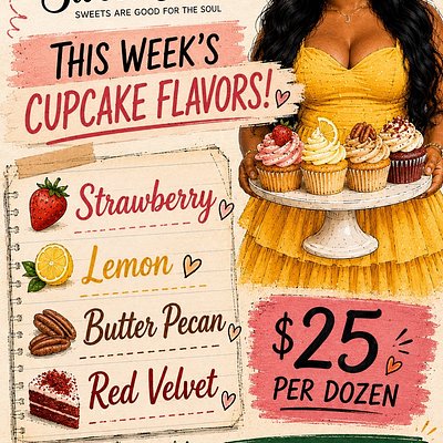 Summer Cupcakes (Flavors Vary Weekly)