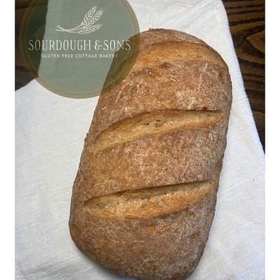 Plain Sourdough Bread Loaf, EF, DF