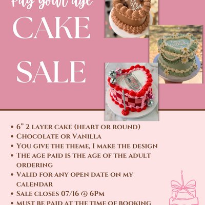 PAY YOUR AGE! ✨