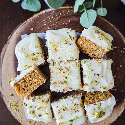 Pistachio Carrot Cake (9×13)