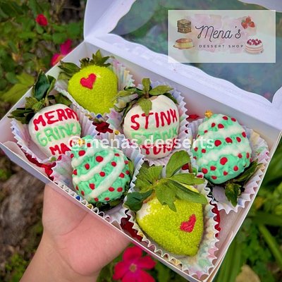 CUSTOM 6ct Dipped Strawberries 