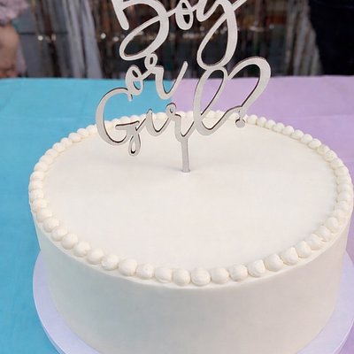 Gender Reveal 10” Cake