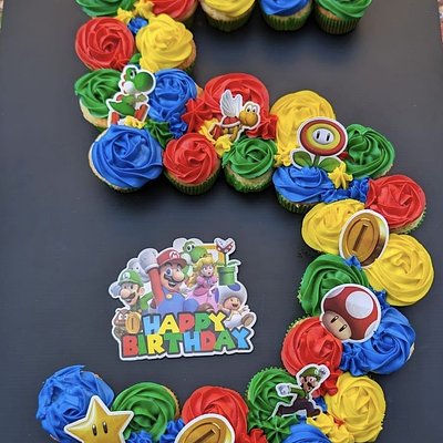 Mario Brothers Cupcake Number 5