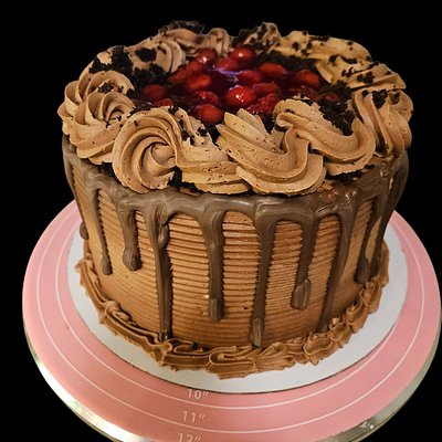 8 In 2 Layer Black Forest Cake