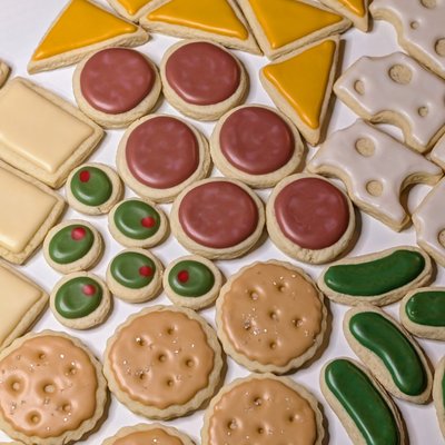 Mini Charcuterie Cookies 
