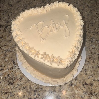 6” Heart Cake 