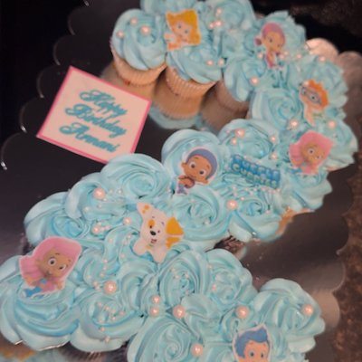 Number/ Letter Cupcakes 