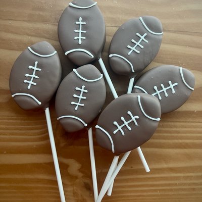 Football Cake Pops