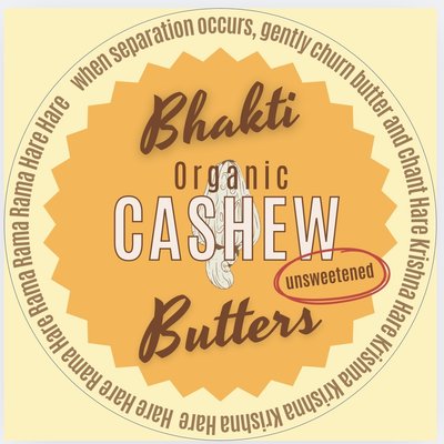 Organic Cashew Butter (unsweetened) 8oz
