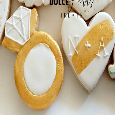 Gold Add On For Sugar Cookies 1 Dozen